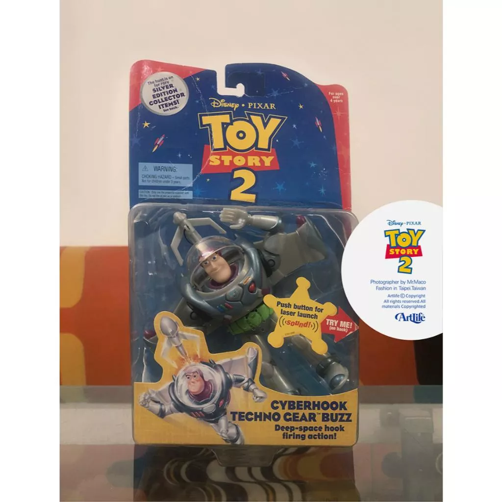 Artlife ㊁ MATTEL 1999 PIXAR TOY STORY 2 BUZZ 玩具總動員 馬戲團 巴斯光年