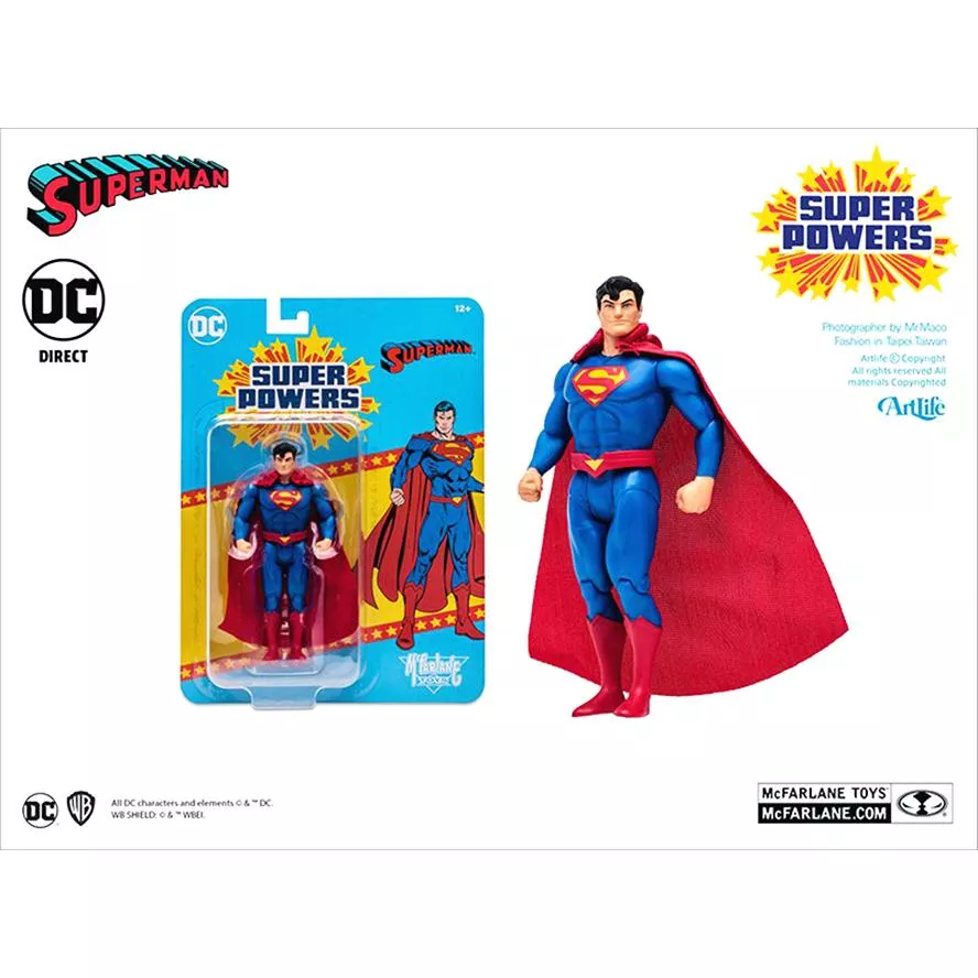 ArtLife ㊁ McFarlane DC Super Powers SUPERMAN Reborn 麥法蘭 超人