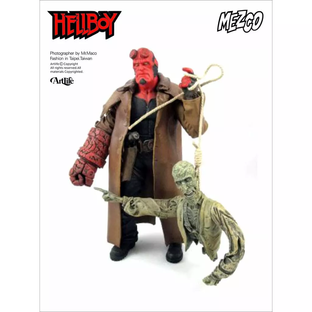 Artlife ㊁ MEZCO 2004 HELLBOY Corpse Loose 經典 電影 地獄怪客