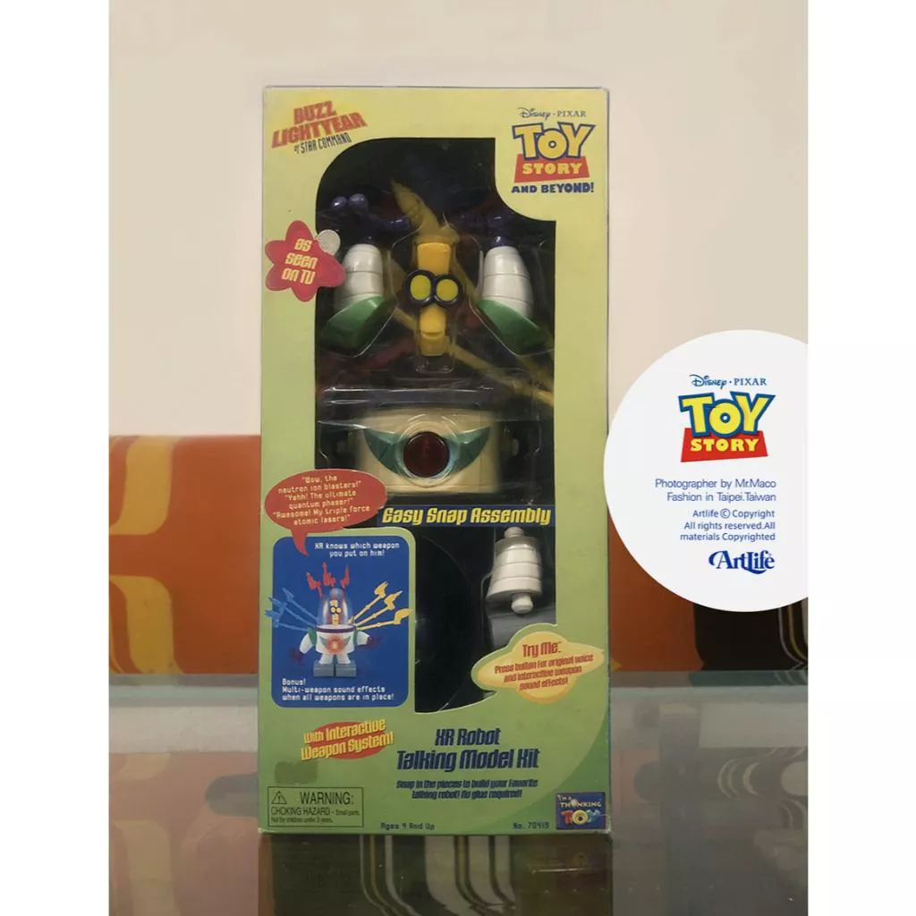 Artlife ㊁ THINKWAY 2004 PIXAR XR ROBOT KIT 玩具總動員 星際 巴斯機器人
