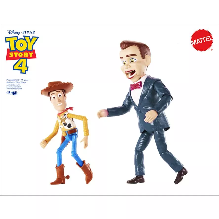 Artlife ㊁ MATTEL 2018 BENSON & WOODY 美國限定 玩具總動員4 史賴皮 胡迪
