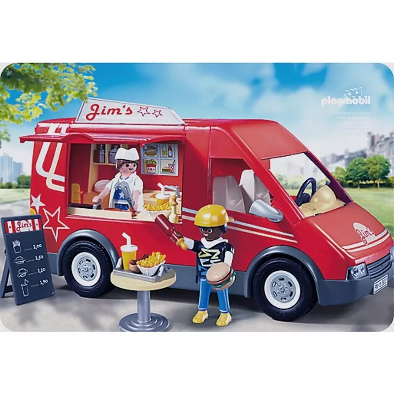 Artlife ㊁ PLAYMOBIL 5632 CITY LIFE Food Truck 德國 摩比 絕版 快餐車