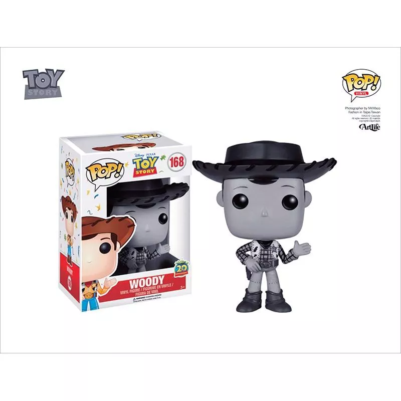 ArtLife @ FUNKO POP Vinyl DISNEY 20th 限定 玩具總動員 黑白胡迪 限定版