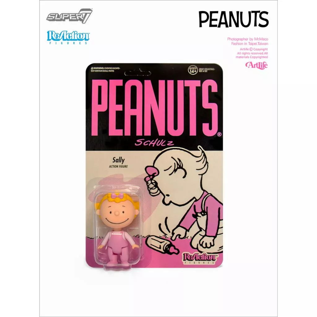 Artlife ㊁ SUPER7 2019 ReAction PEANUTS SNOOPY SALLY 史努比 莎莉