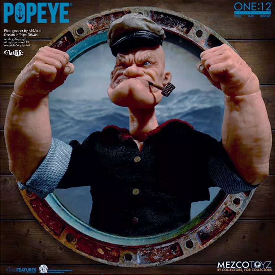 Artlife ㊁ MEZCO 2018 ONE:12 Collective POPEYE 經典 卜派 大力水手