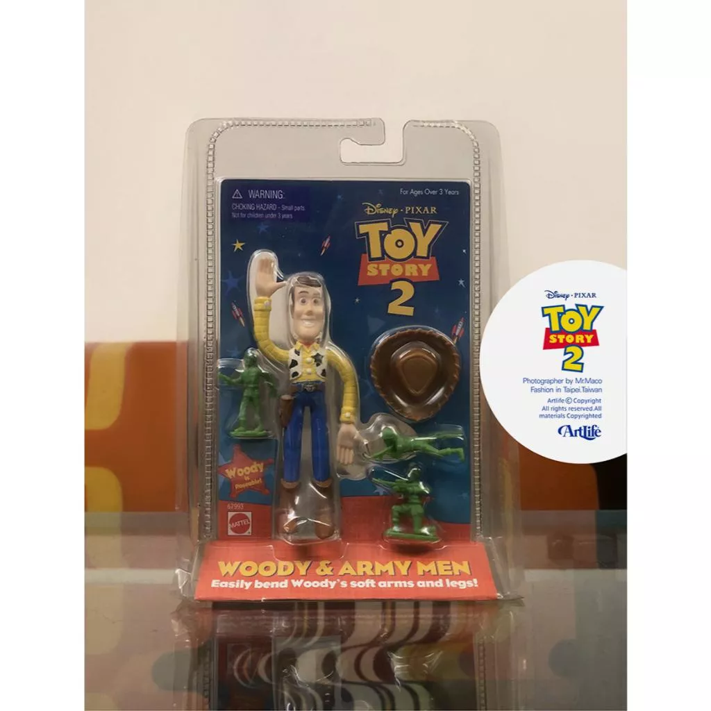 Artlife ㊁ MATTEL 2000 PIXAR TOY STORY 2 WOODY 玩具總動員 胡迪