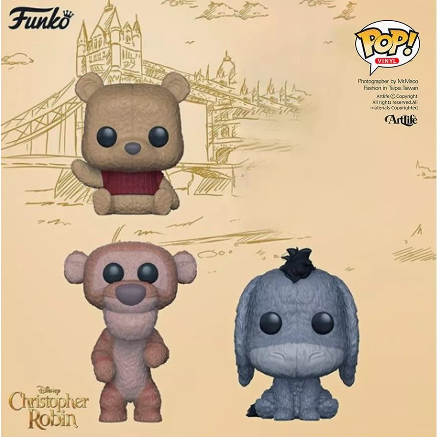 Artlife ㊁ FUNKO POP DISNEY WINNIE 小熊維尼 屹耳 跳跳虎 電影版 全3種