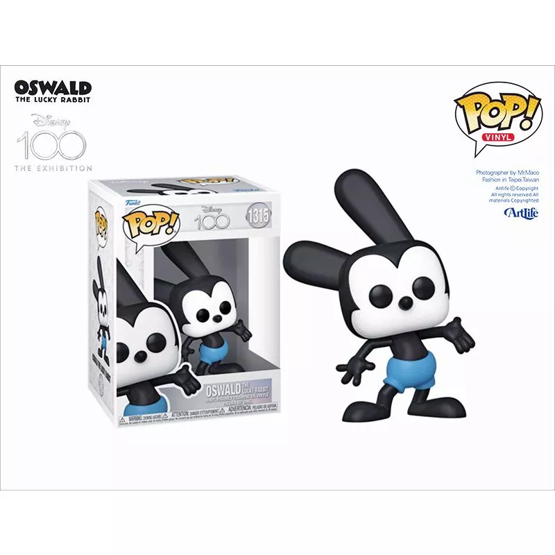 Artlife ㊁ FUNKO POP DISNEY 100th OSWALD Lucky Rabbit 幸運兔 奧斯華