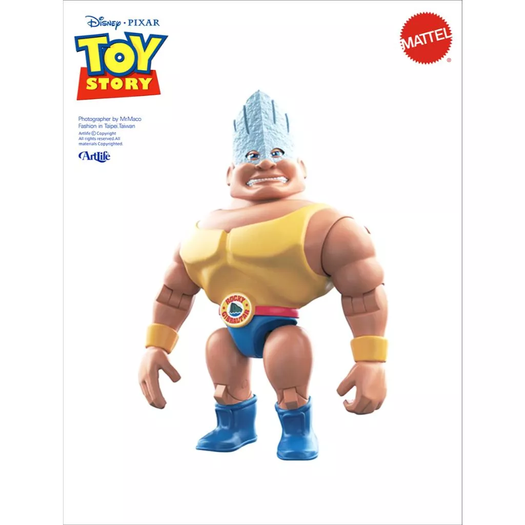 Artlife ㊁ MATTEL DISNEY PIXAR TOY STORY ROCKY 玩具總動員 摔角手 英國限定