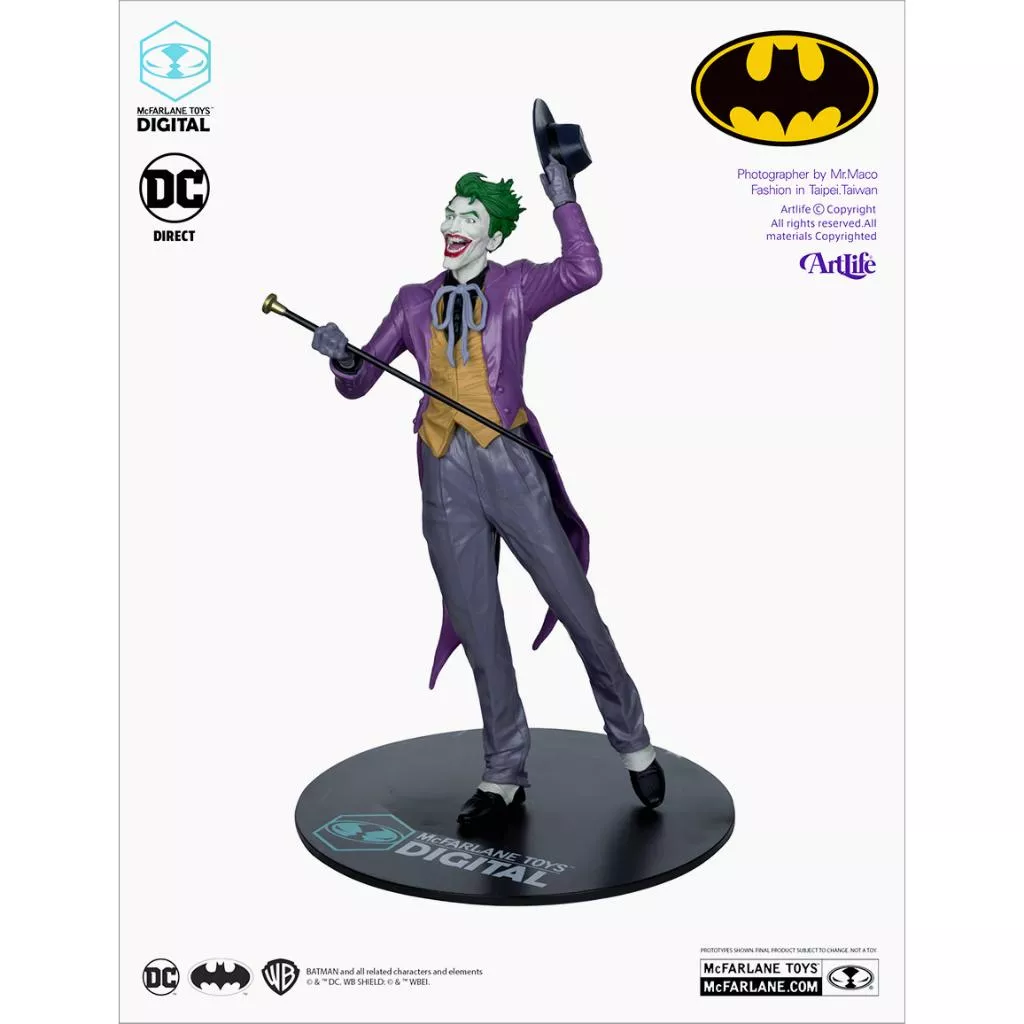 ArtLife ㊁ McFarlane DIGITAL DC JOKER JasonFabok 麥法蘭 蝙蝠俠 小丑