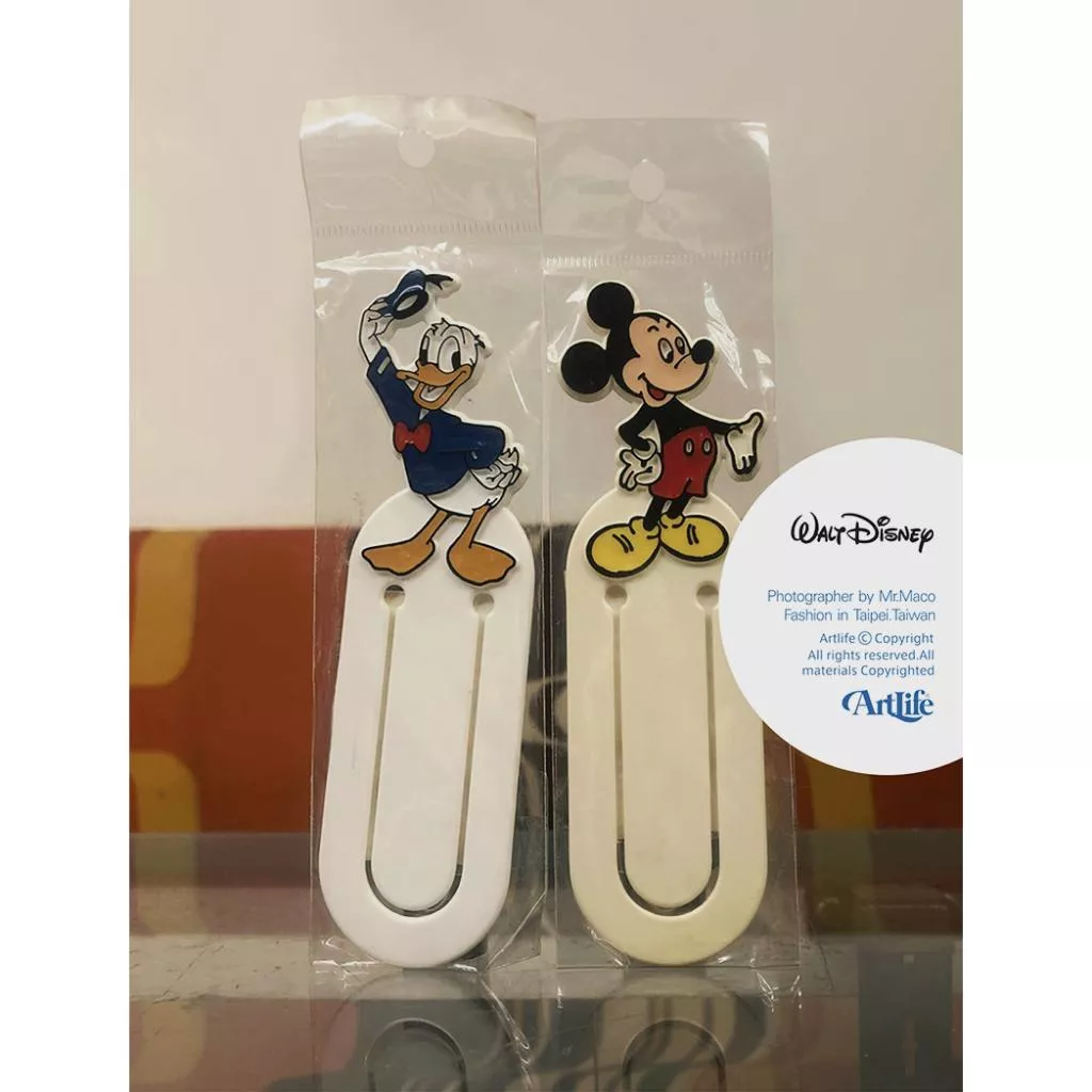 Artlife ㊁ 東京ディズニーランド DISNEY MICKEY 昭和レトロ 米老鼠 唐老鴨 書夾