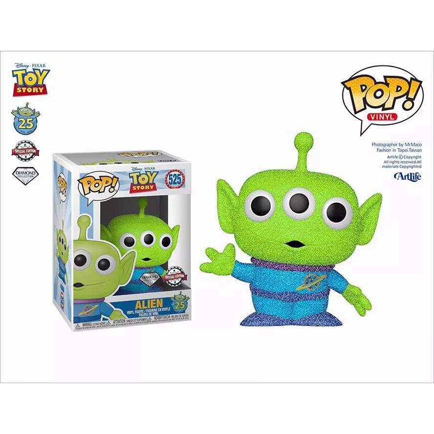 Artlife ㊁ FUNKO POP PIXAR ToyStory4 Alien 玩具總動員 三眼怪 鑽石限定版