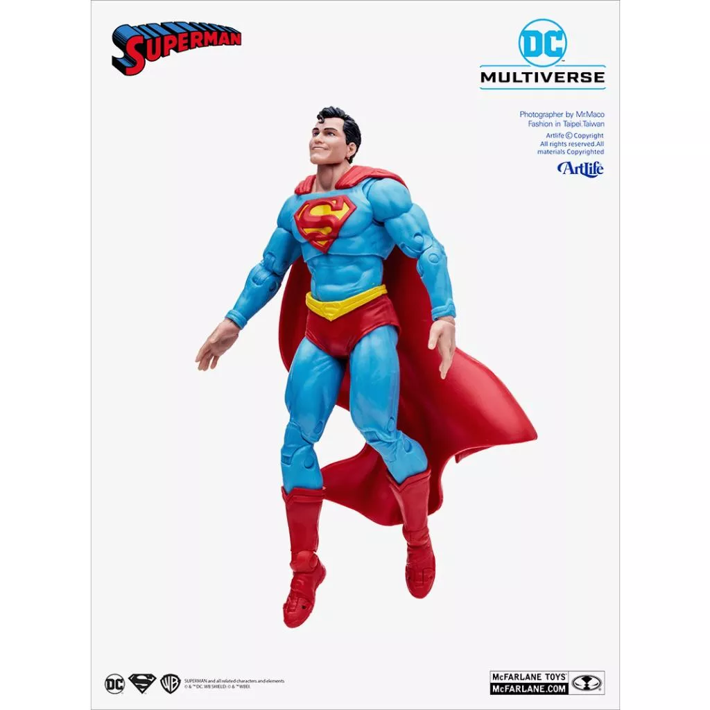 ArtLife ㊁ McFarlane DC MULTIVERSE COMICS SUPERMAN 麥法蘭 漫畫版 超人