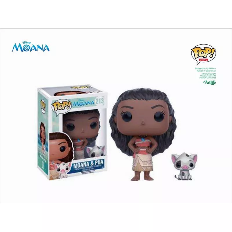Artlife ㊁ FUNKO POP Vinyl DISNEY MOANA 迪士尼 海洋奇緣 莫娜 小豬噗阿