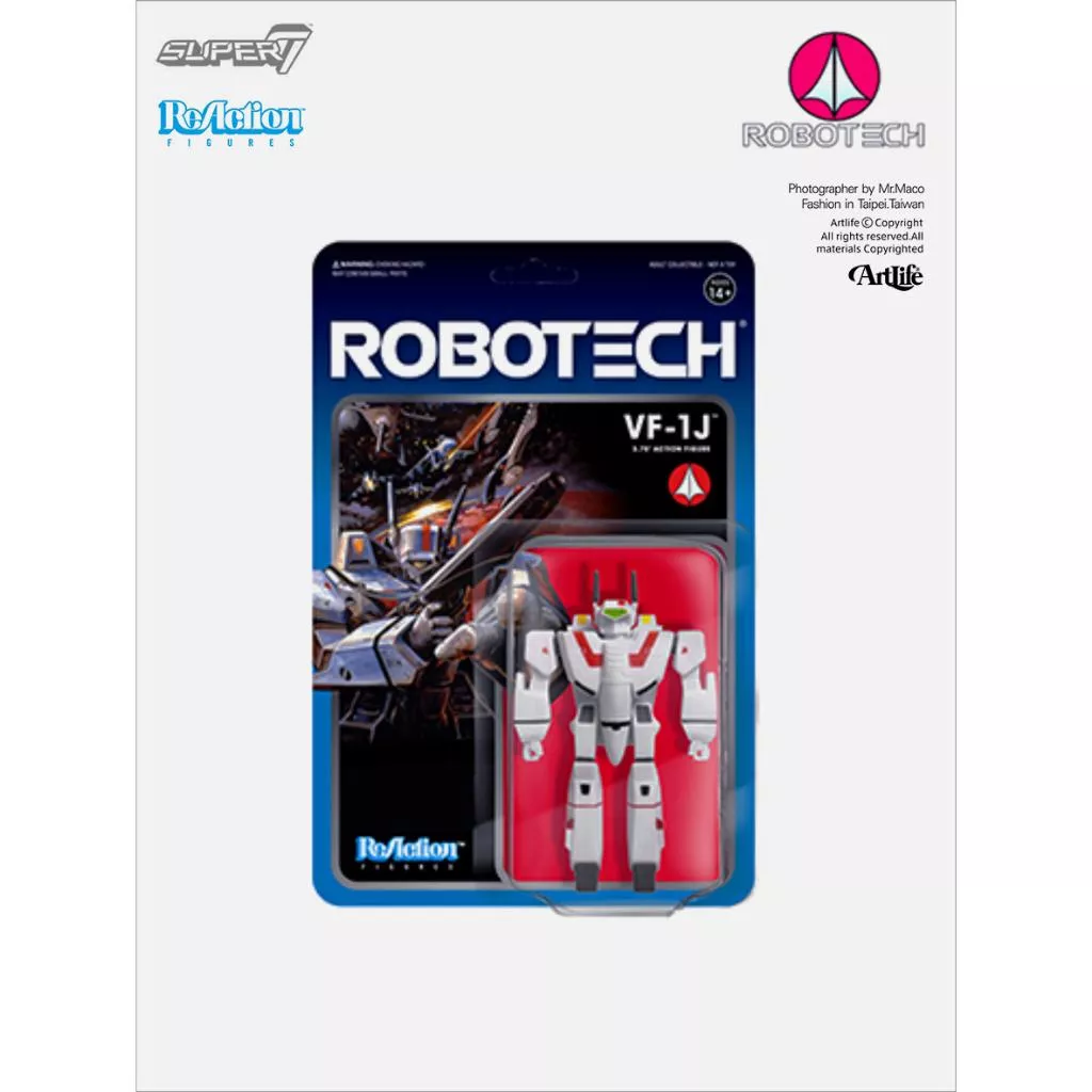 Artlife ㊁ SUPER7 2018 ReAction Robotech Valkyrie VF-1J 超時空要塞