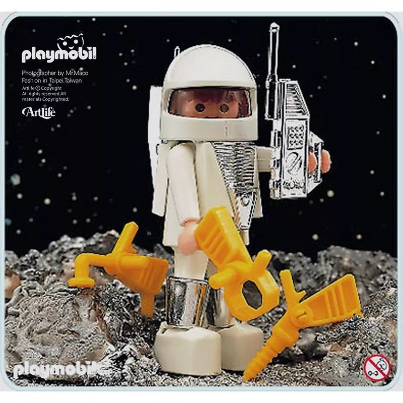 Artlife ㊁ PLAYMOBIL 1991 SPACE ASTRONAUT 3320 德國 摩比 絕版 太空人