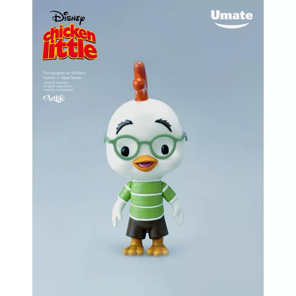 Artlife ㊁ DISNEY PIXAR UMATE Chicken Little タカラトミーアーツ 四眼天雞