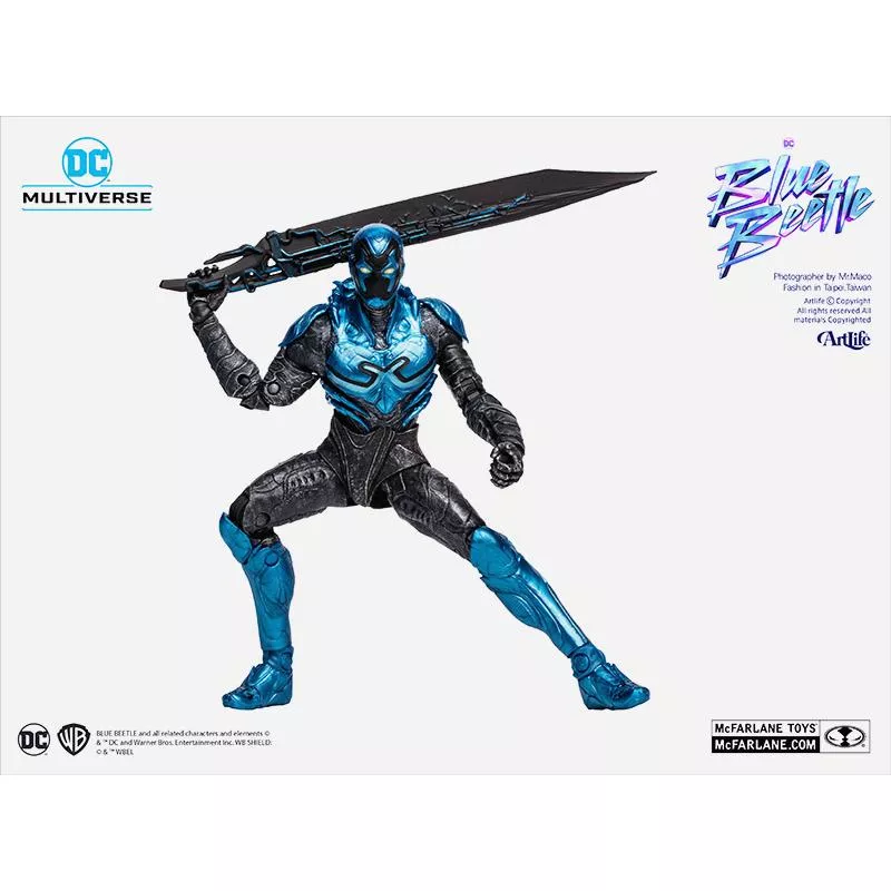 ArtLife ㊁ McFarlane DC MULTIVERSE Blue Beetle 麥法蘭 大刀 藍甲蟲