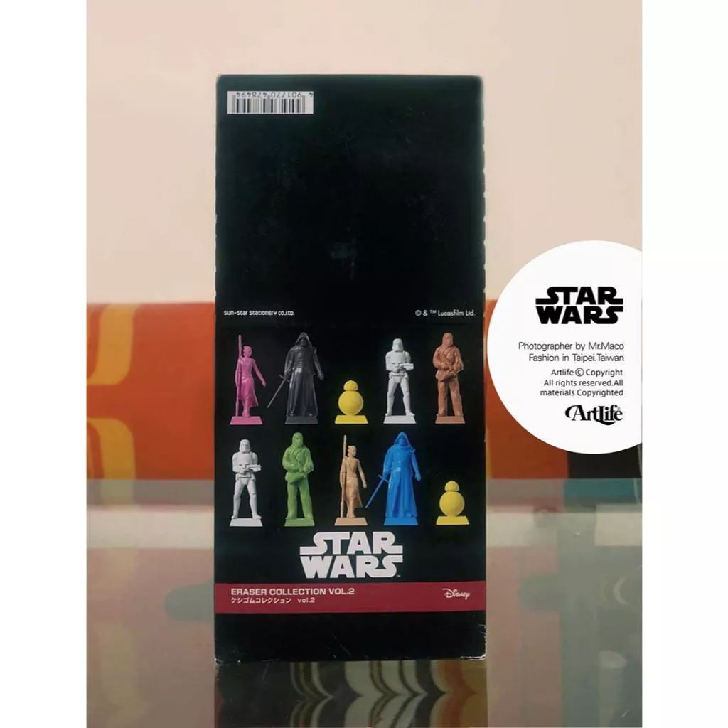 Artlife ㊁ DISNEY 2015 STAR WARS ケシゴムコレクション 2 消しゴム 星際大戰