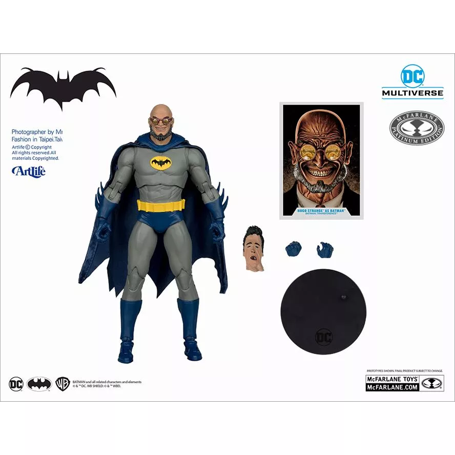ArtLife ㊁ McFarlane DC BATMAN HUGO STRANGE 麥法蘭 雨果 蝙蝠俠 白金限定版