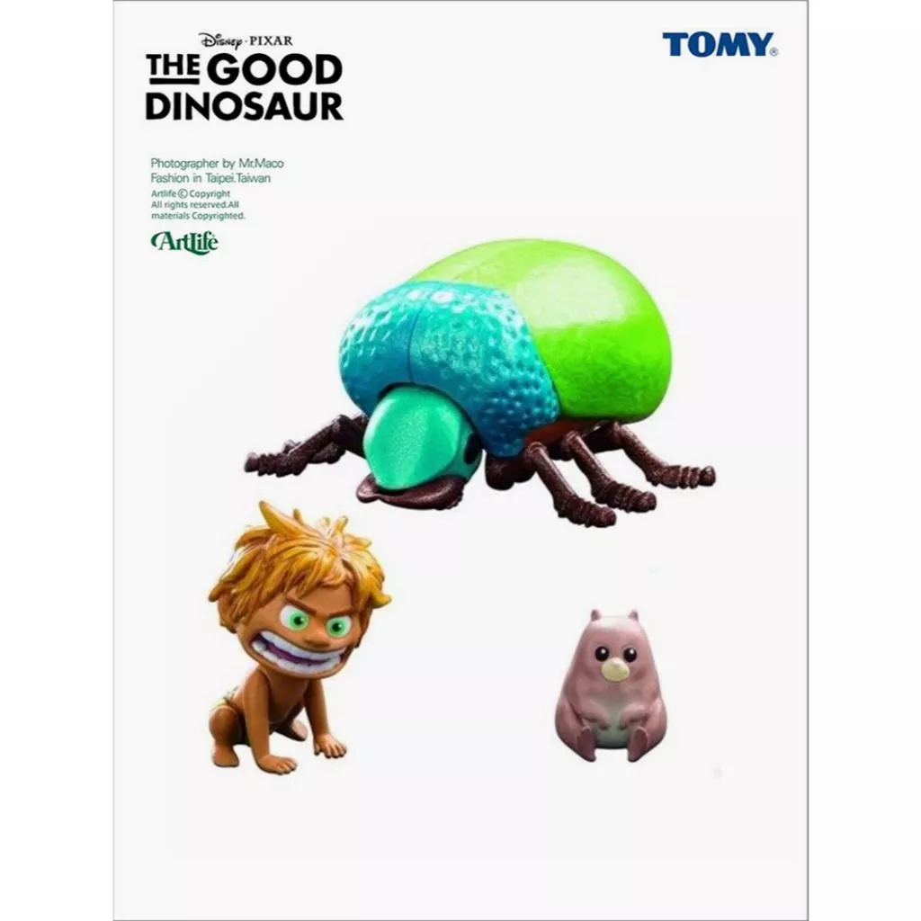Artlife ㊁ TOMY 2015 DISNEY PIXAR The Good Dinosaur 瓢蟲 恐龍當家