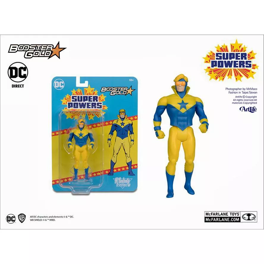 ArtLife ㊁ McFarlane DC Super Powers Booster Gold 麥法蘭 金色先鋒