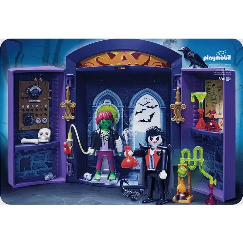 Artlife ㊁ PLAYMOBIL Halloween Monsters 5638 德國摩比 萬聖節吸血鬼 科學怪人