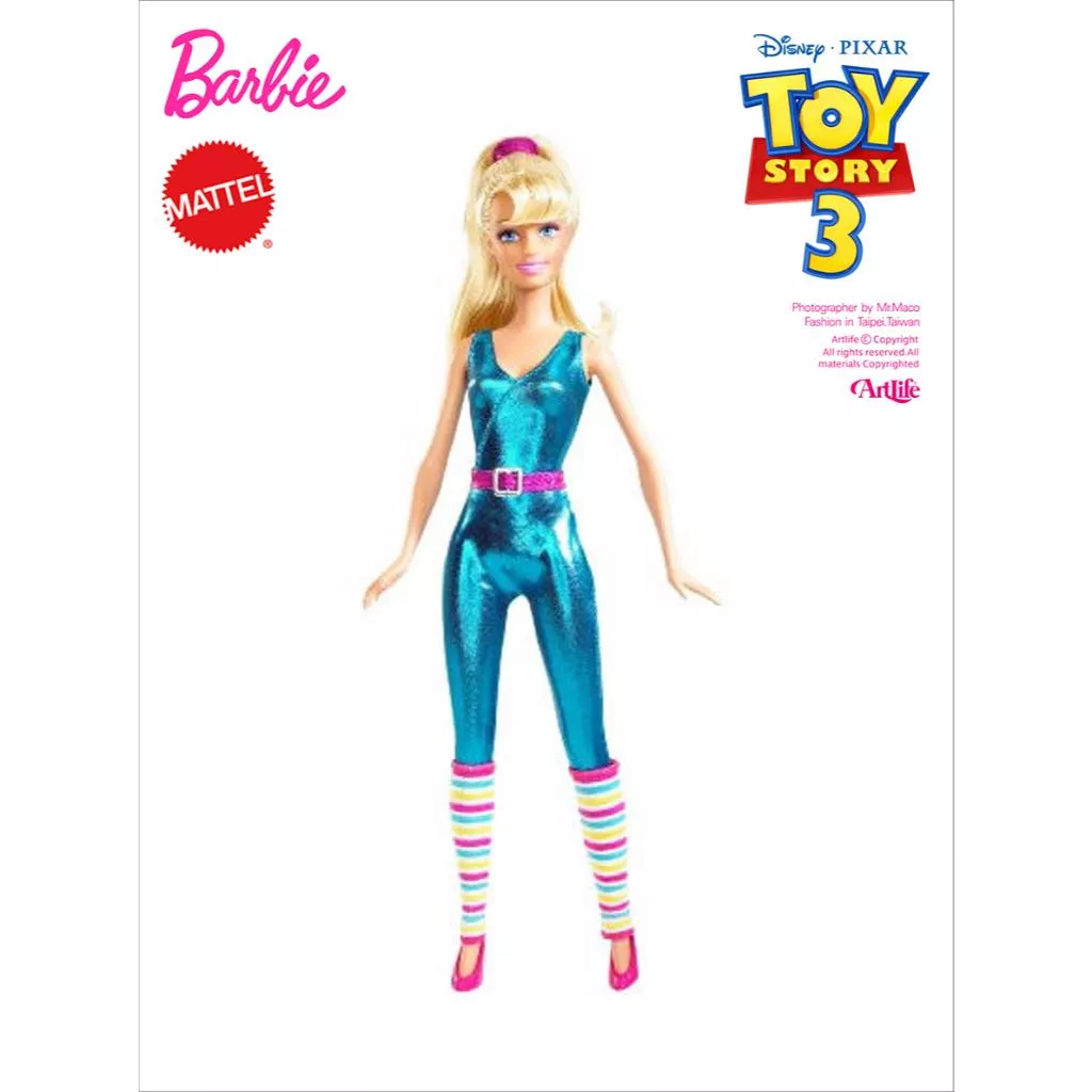 Artlife ㊁ MATTEL 2009 TOY STORY 3 BARBIE 玩具總動員 韻律服 芭比
