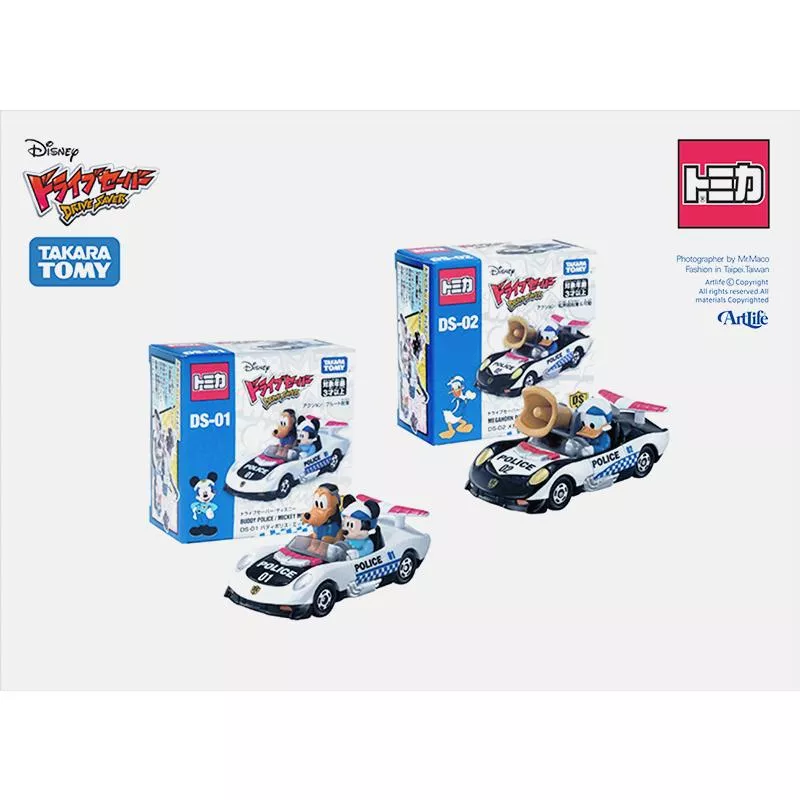Artlife ㊁ TOMICA トミカ TAKARA ドライブセーバーPOLICE 驅動警車 迪士尼大集合