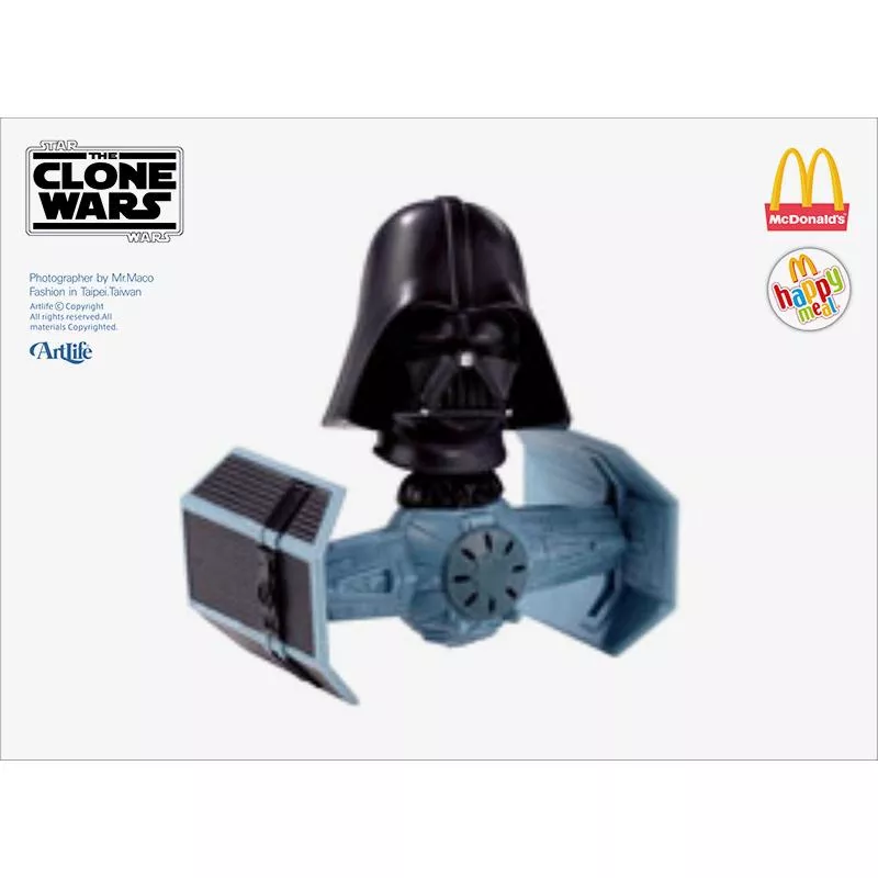 Artlife ㊁ McDonalds 2008 HappyMeal Darth Vader 麥當勞 黑武士 鈦戰機