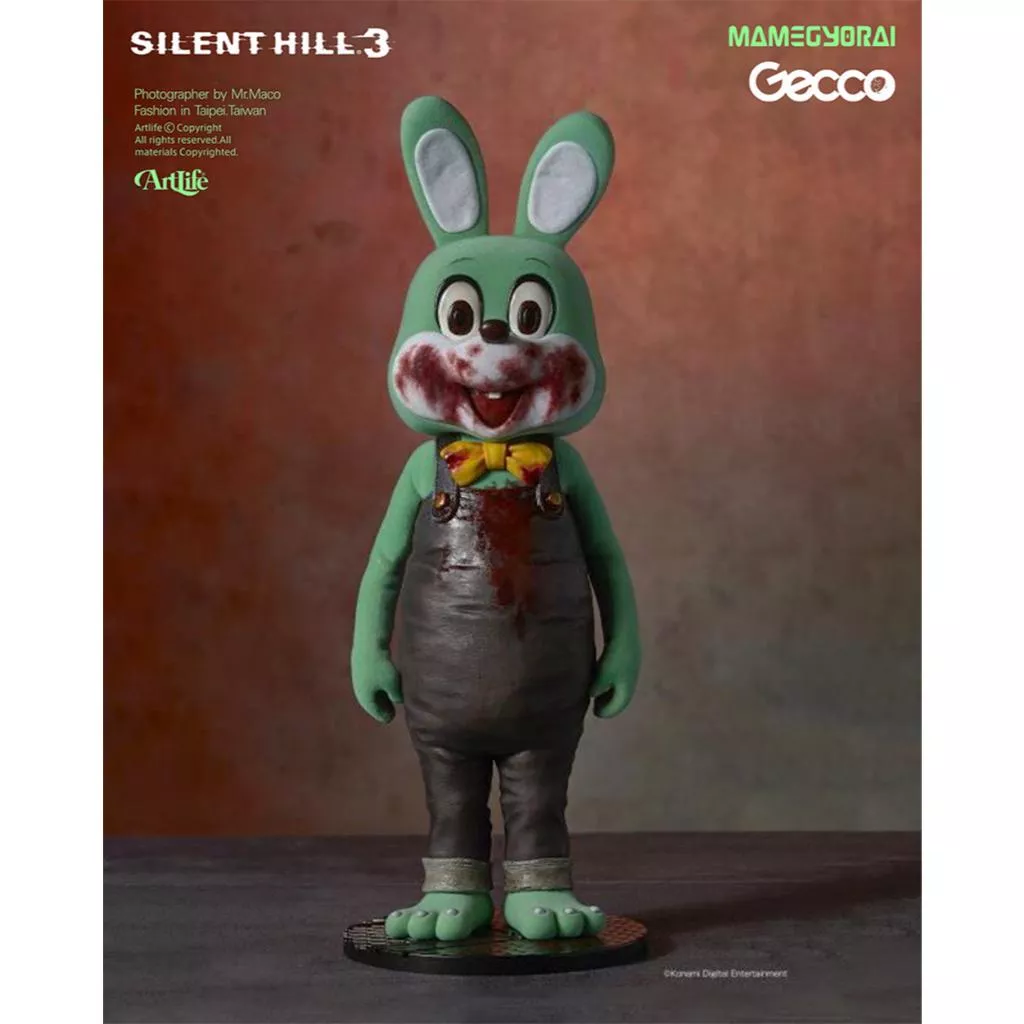 ArtLife @ GECCO Silent Hill 3 限定 Rabbit 沉默之丘 綠色 血腥 殺人兔 撲殺兔