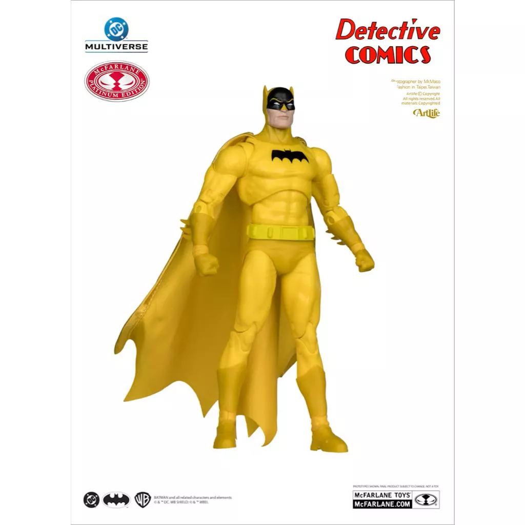 ArtLife ㊁ McFarlane DC DETECTIVE COMICS BATMAN 麥法蘭 漫畫版 黃 蝙蝠俠