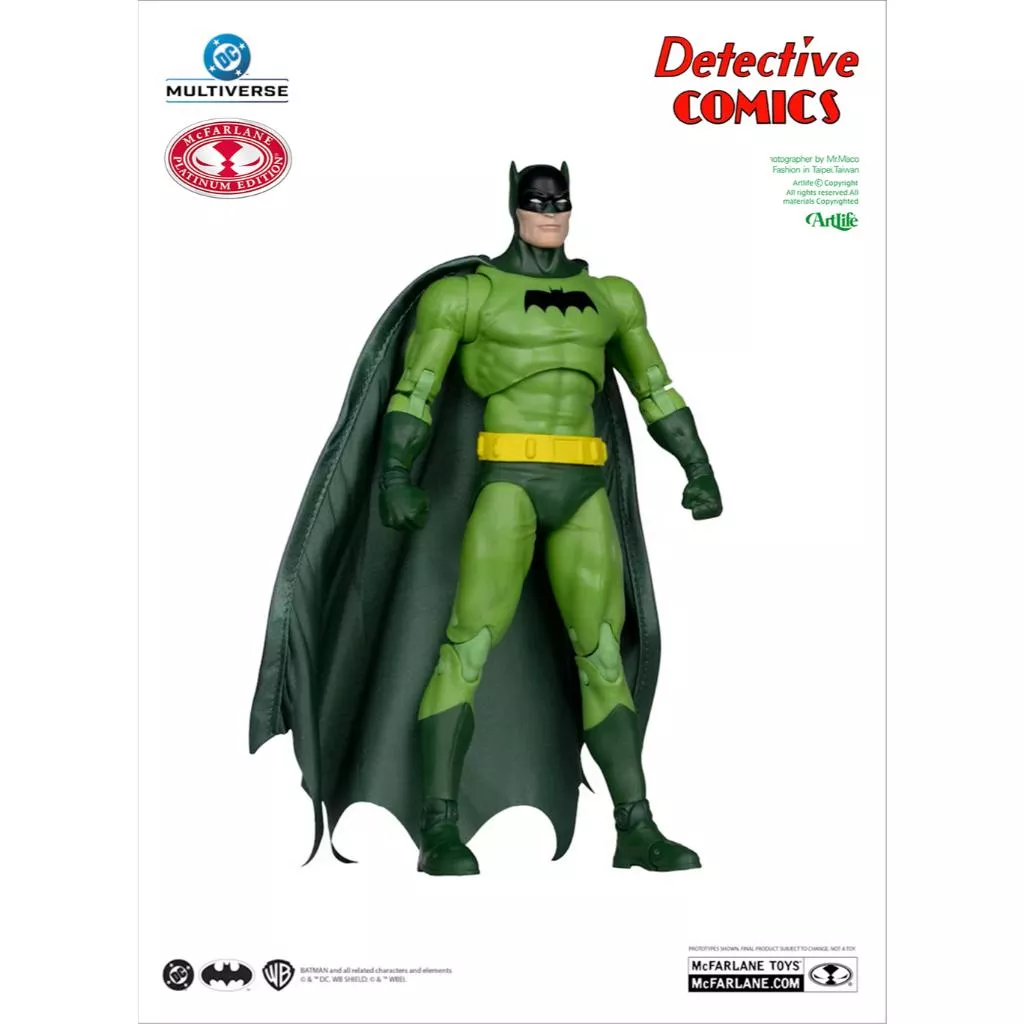 ArtLife ㊁ McFarlane DC DETECTIVE COMICS BATMAN 麥法蘭 漫畫版 綠 蝙蝠俠