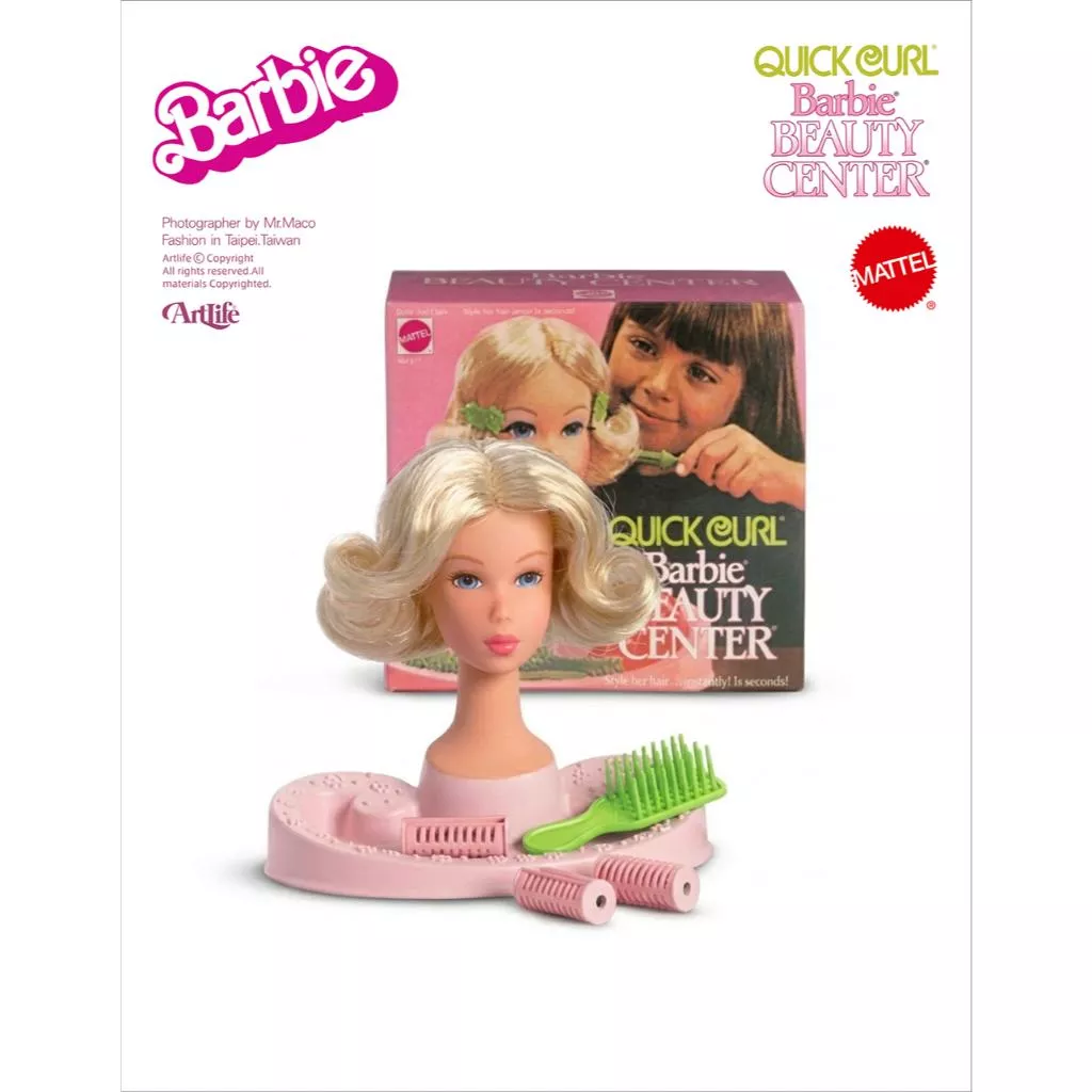 Artlife ㊁ MATTEL 1974 BARBIE JULIE STYLING HEAD MINI 芭比 美髮組