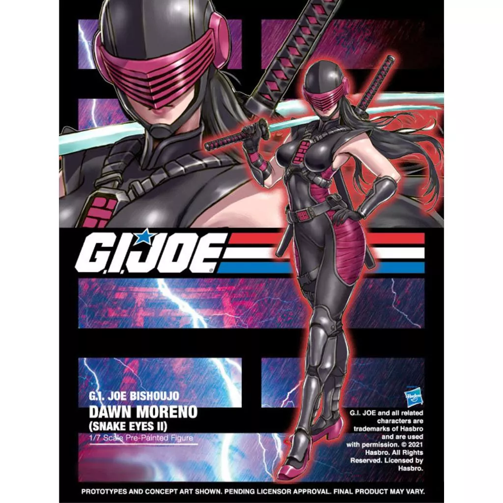 Artlife ㊁ KOTOBUKIYA 2022 壽屋 HASBRO GIJOE 美少女 ドーンモレノ 特種部隊 蛇眼