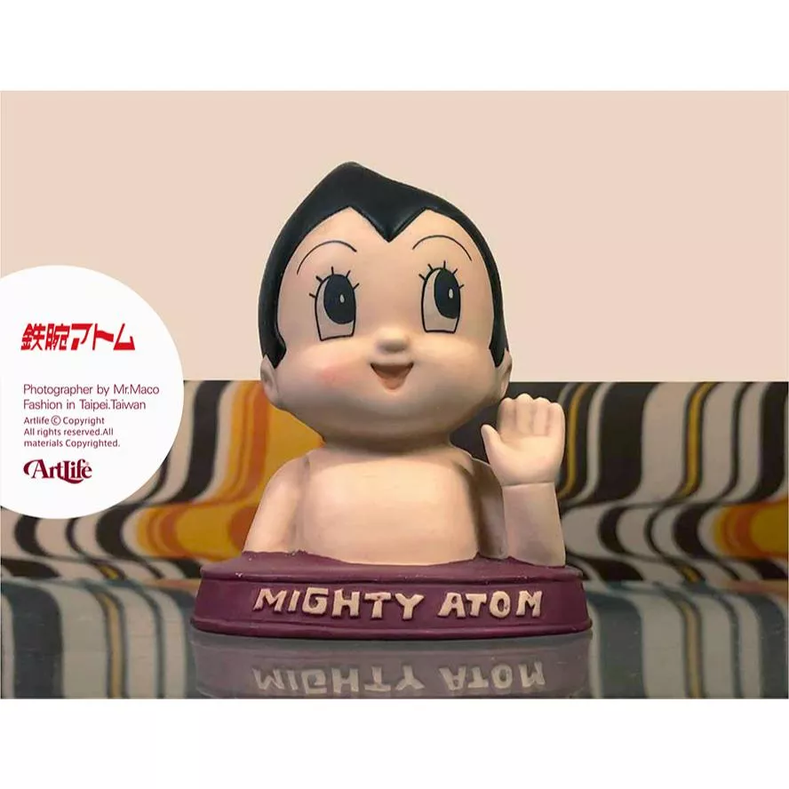 Artlife @ 手塚治虫シリーズ 鉄腕アトム NTV ASTRO BOY 陶器 貯金箱 原子小金剛