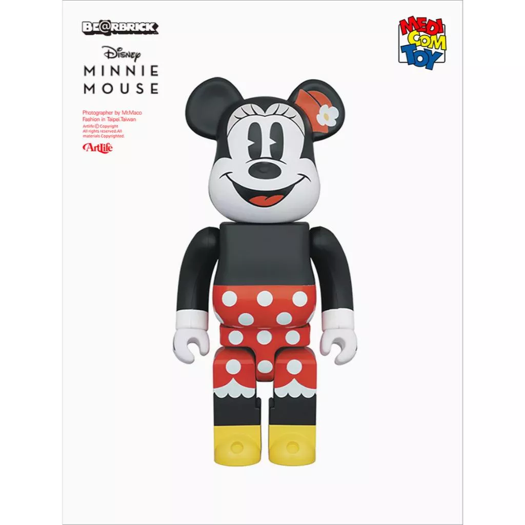 ArtLife @ MEDICOM 2022 BE@RBRICK 1000％ DISNEY MINNIE 迪士尼 米妮
