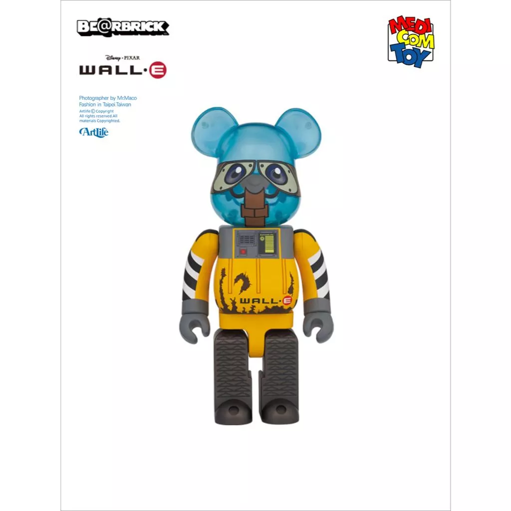 ArtLife @ MEDICOM 2021 BE@RBRICK 400％ DISNEY PIXAR WALLE 瓦力