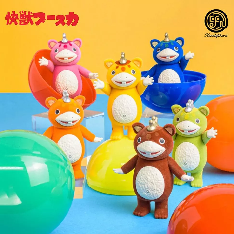 Artlife @ TSUBURAYA 円谷プロ 快獣ブースカ カラフルフロッキー コレクション 植絨 布斯卡