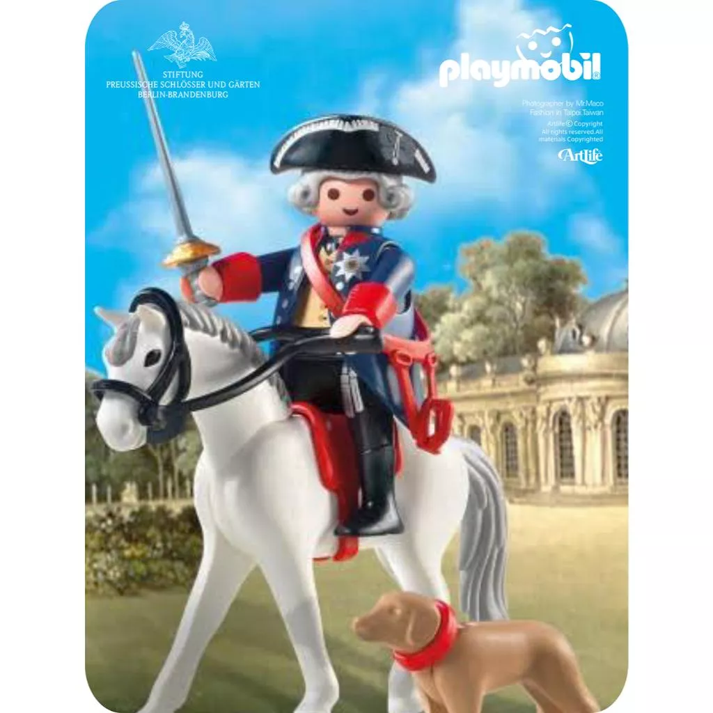 Artlife ㊁ PLAYMOBIL #6799 FRIEDRICH II 德國 摩比 柏林 普魯士國王 腓特烈大帝