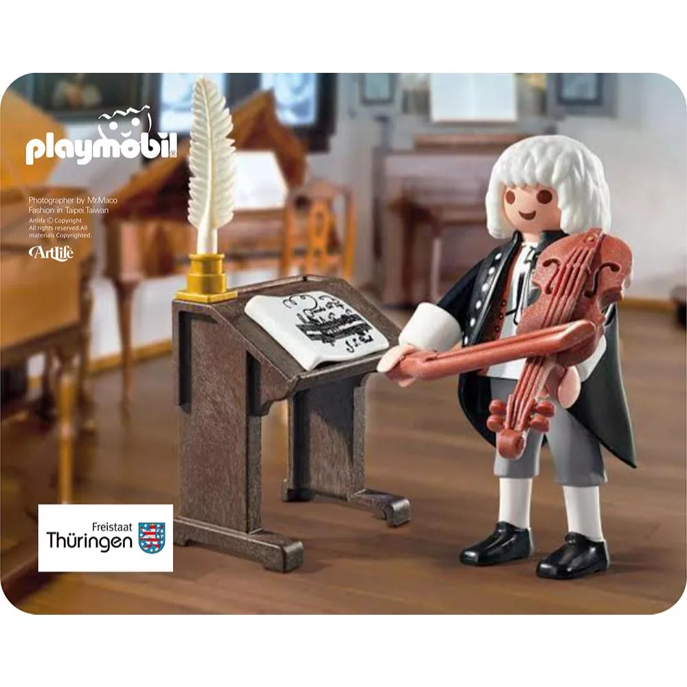 Artlife ㊁ PLAYMOBIL #70135 Johann Bach 德國 摩比 圖林根邦 巴洛克 巴哈