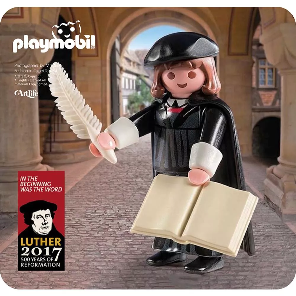 Artlife ㊁ PLAYMOBIL #6099 Martin Luther 500 週年 德國 摩比 馬丁路德