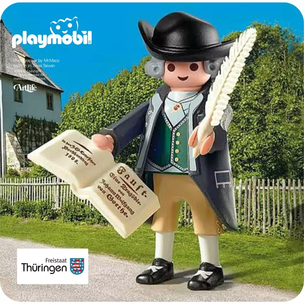 Artlife ㊁ PLAYMOBIL #9124 Goethe Weimar 德國 摩比 文學家 歌德