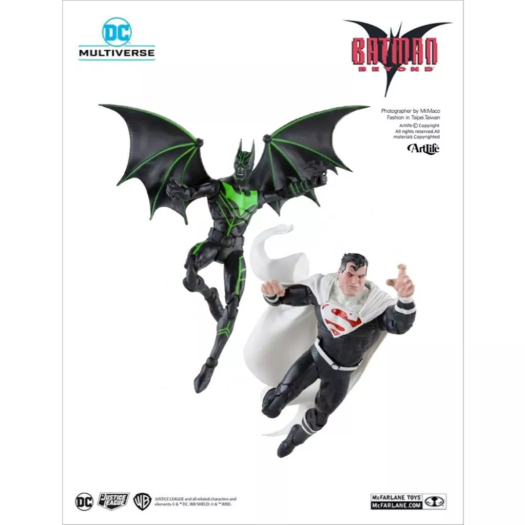 ArtLife ㊁ McFarlane DC COMICS Batman Beyond 麥法蘭 未來蝙蝠俠 黑超人
