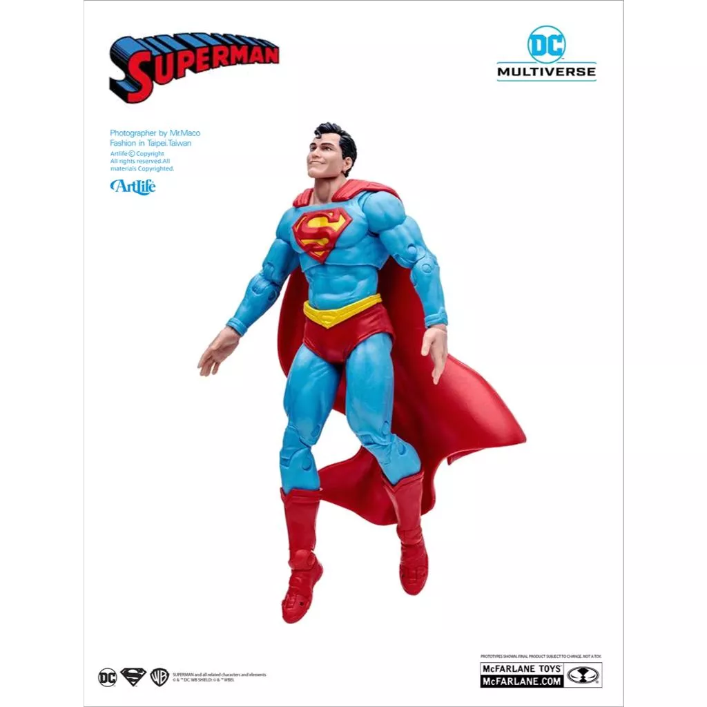 ArtLife ㊁ McFarlane DC MULTIVERSE COMICS SUPERMAN 麥法蘭 漫畫版 超人