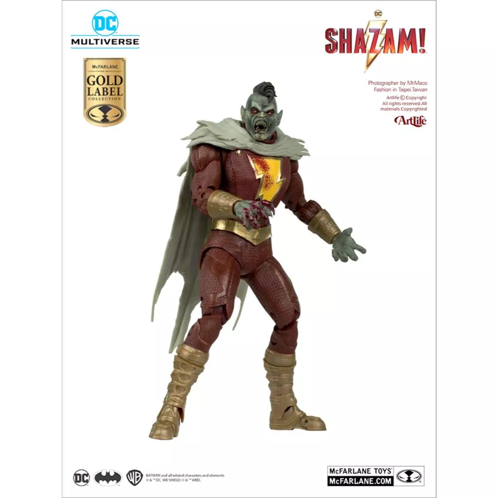 ArtLife ㊁ McFarlane DC COMICS SHAZAM VAMPIRES 麥法蘭 殭屍 沙贊 金標限定