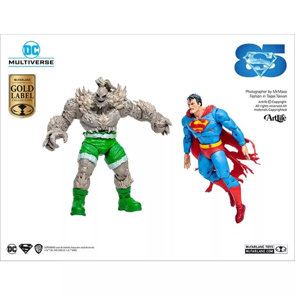 ArtLife ㊁ McFarlane DC COMICS Superman Doomsday 麥法蘭 超人 毀滅日