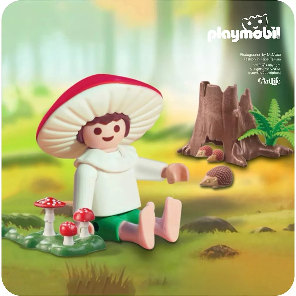 Artlife ㊁ PLAYMOBIL #71630 MUSHROOM 德國 摩比 韓國限定 蘑菇人
