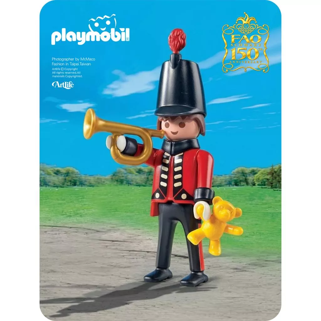 Artlife ㊁ PLAYMOBIL #5957 FAO 150 SOLDIER 德國 摩比 小熊 衛兵