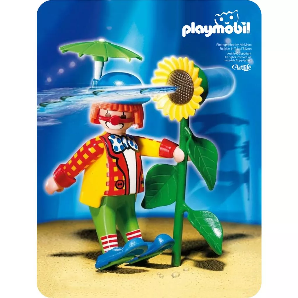 Artlife ㊁ PLAYMOBIL #4238 CIRCUS CLOWN 德國 摩比 馬戲團 向日葵 小丑